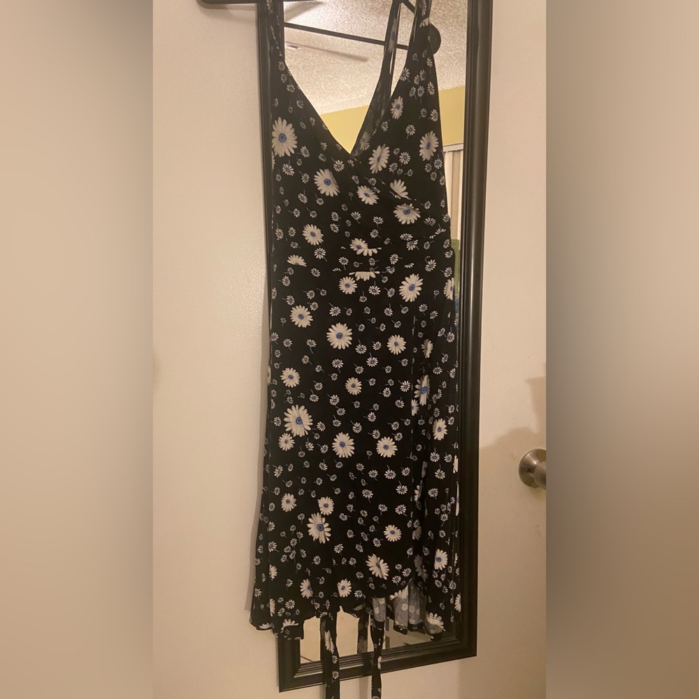 Forever 21 Blue and White Daisy Dress